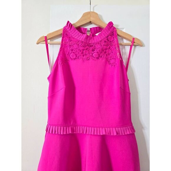 Ted Baker Zaffron Embroidered Pink Dress Size 1 (US 4) - Picture 6 of 12